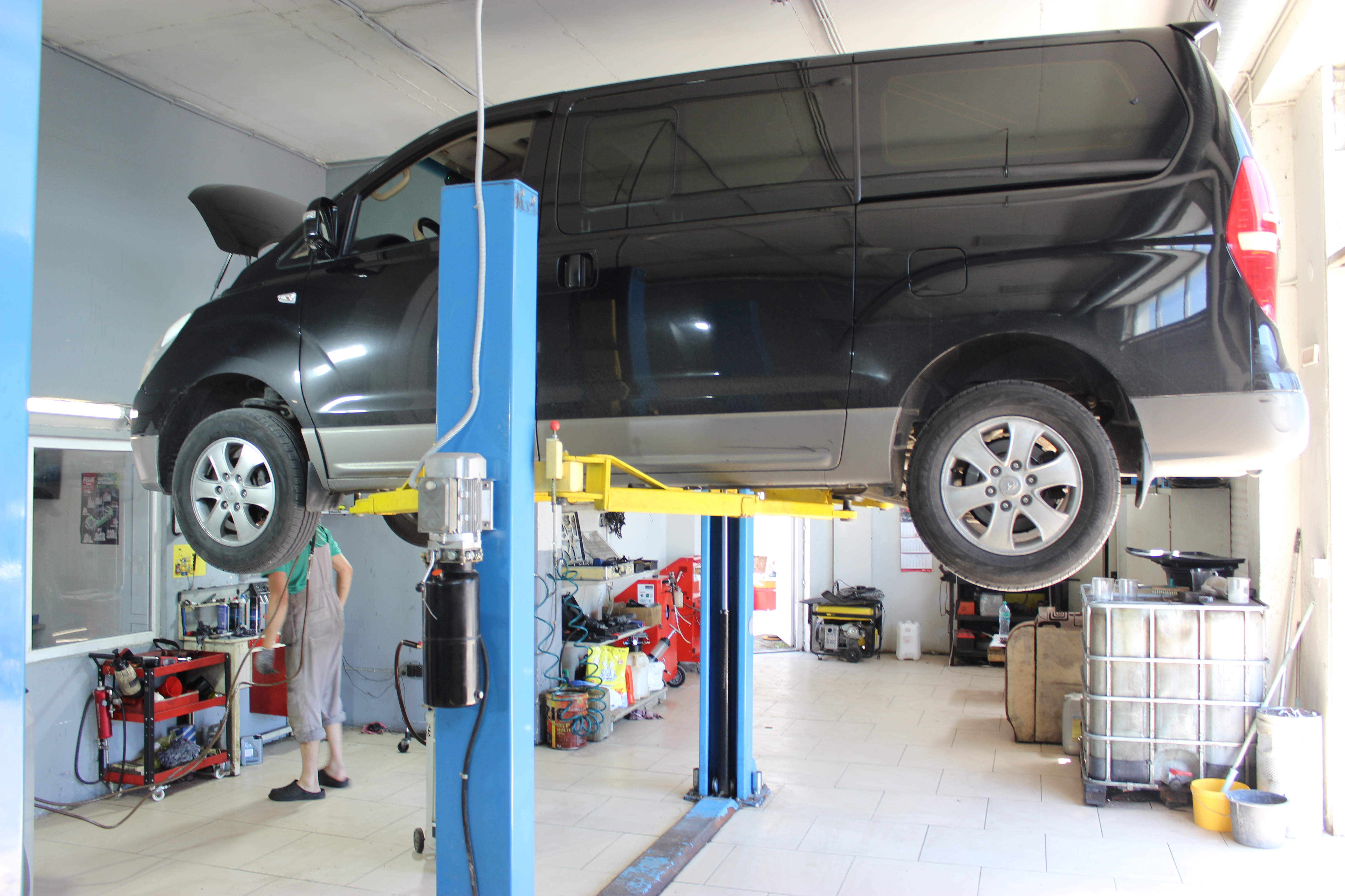 Аппаратная замена масла в АКПП Hyundai Grand Starex 2.5D (A5SR2)