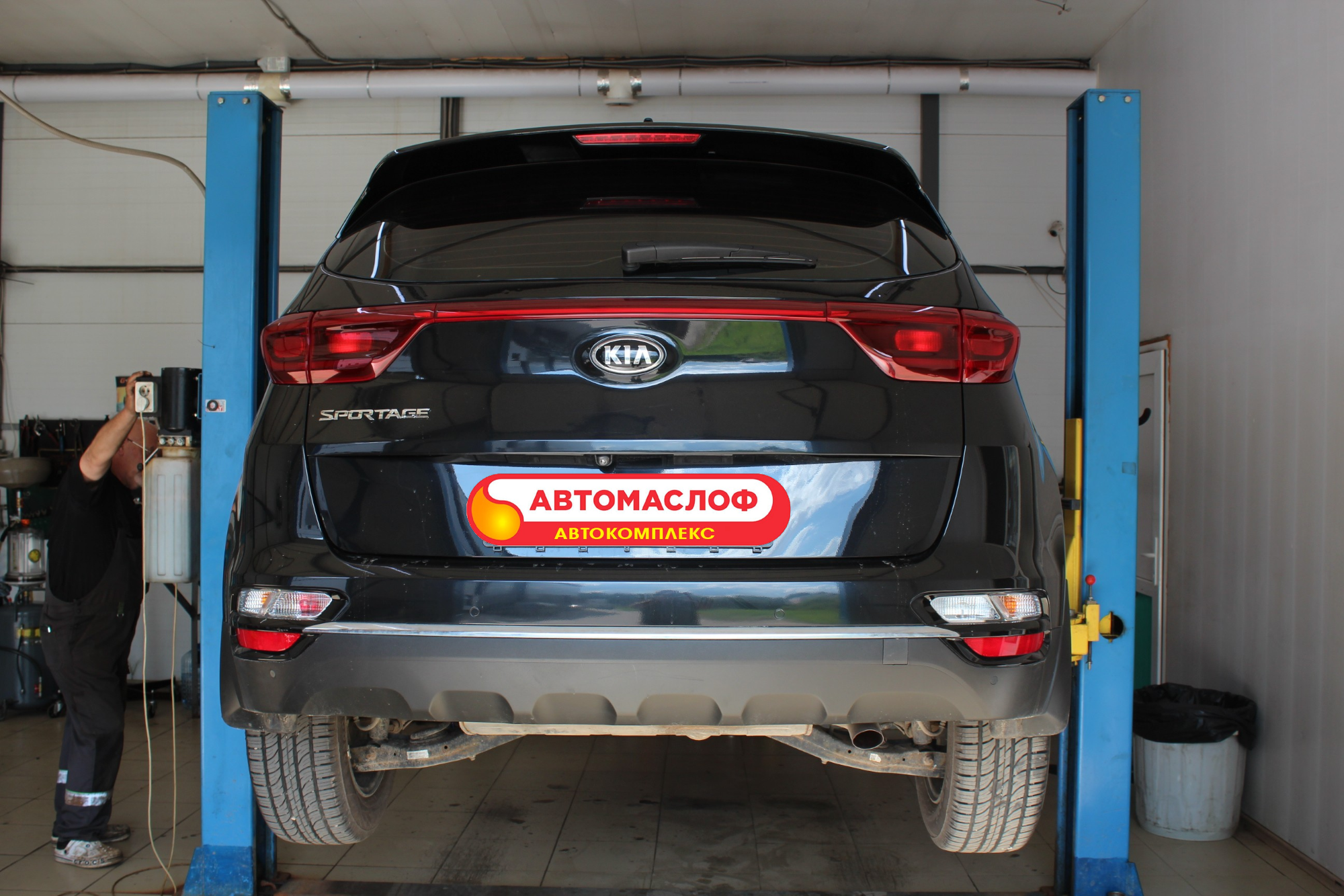 Аппаратная замена масла в АКПП Kia Sportage 2.0 2018 A6MF1