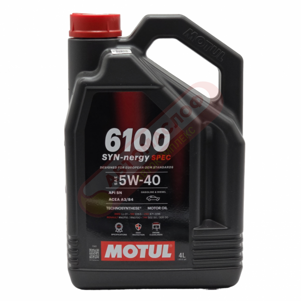 Motul 6100 SYN-NERGY 5w40 (4л) 113881