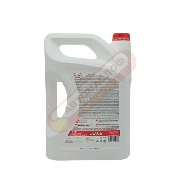 Sintec Антифриз LUX красный G12+ 10кг 756665