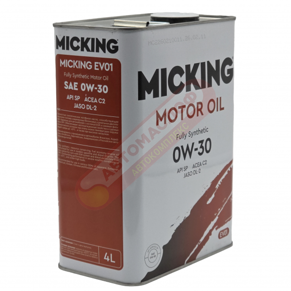 MICKING EVO1 0w30 API SP ACEA C2 4л M2123
