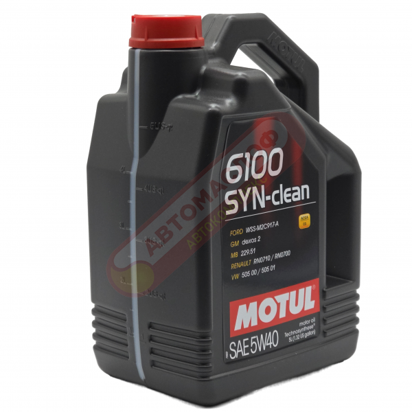 Motul 6100 SYN-CLEAN 5w40 (5л) 111692