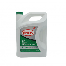 Sintec Антифриз Euro зелёный G11 10кг 