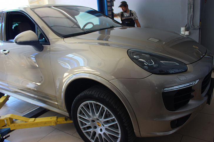 Аппаратная замена масла в АКПП Porsche Cayenne (92A) 4.2 Aisin TR-82SD