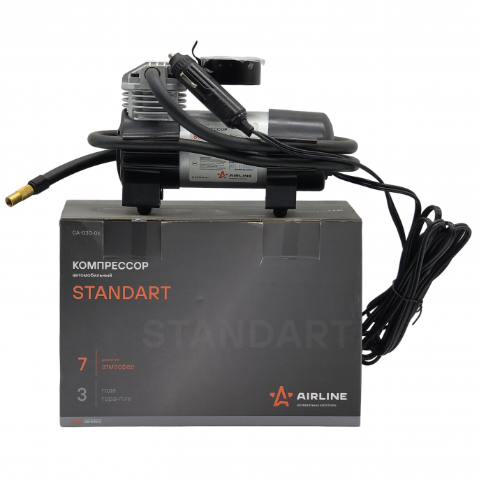 Компрессор 30л в мин 7 атм. Standart AIRLINE CA03006