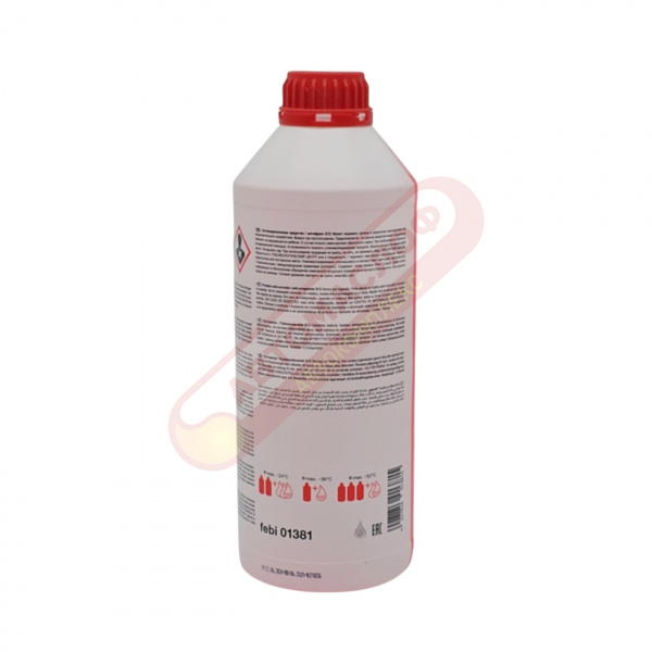 FEBI Antifreeze (1,5л) антифриз концентрат, цвет красный MB 325.3 01381