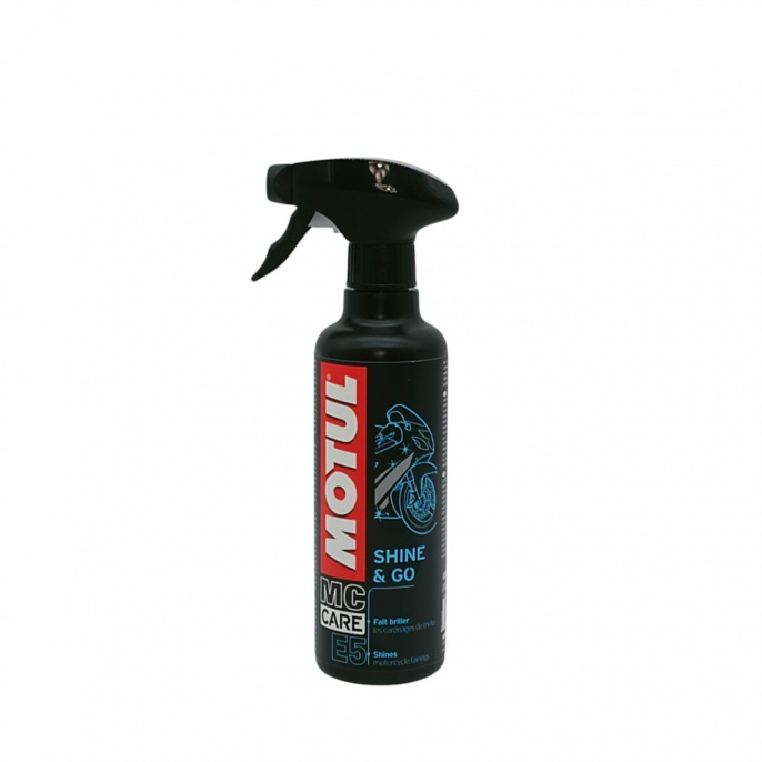 MOTUL E5 Shine&Go/Полироль для лакокрасочных покрытий (0.4 л)
