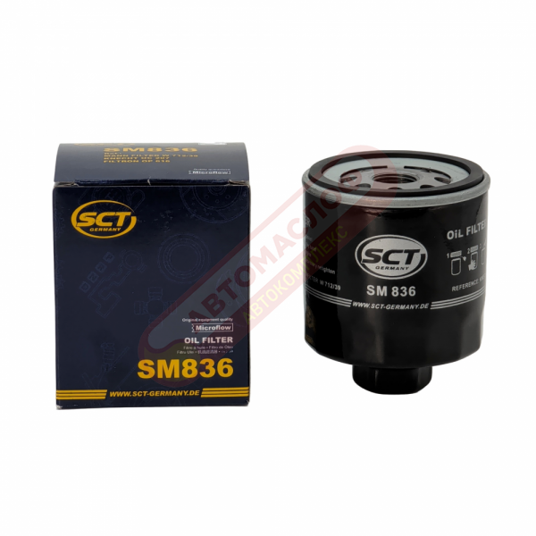 SCT Фильтр масляный SM836