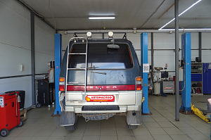 Аппаратная замена масла в АКПП Mitsubishi Delica V4AW2