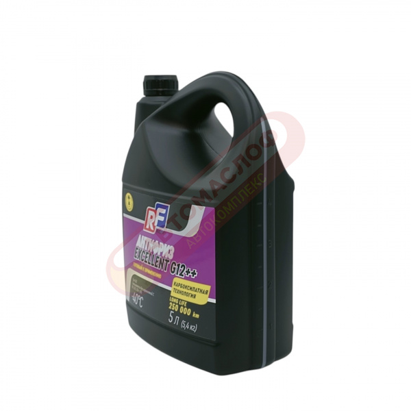 Антифриз  ANTIFREEZE EXCELLENT G12++ 5 кг  RUSEFF