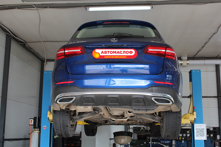 Аппаратная замена масла в АКПП Mercedes GLC 250d 4MATIC X253 725.0 (9G-Tronic)