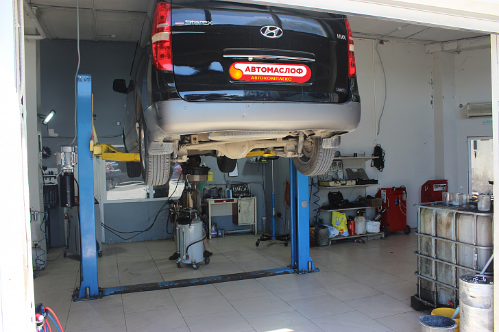 Аппаратная замена масла в АКПП Hyundai Grand Starex 2.5D (A5SR2)