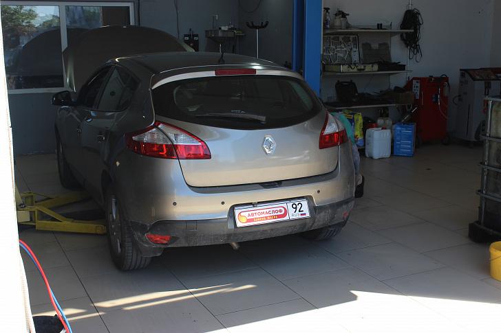 Аппаратная замена масла в АКПП Renault Megane 1.6 DP0