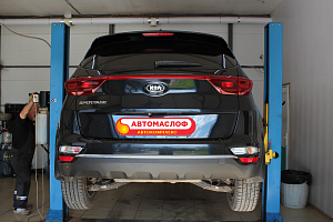 Аппаратная замена масла в АКПП Kia Sportage 2.0 2018 A6MF1